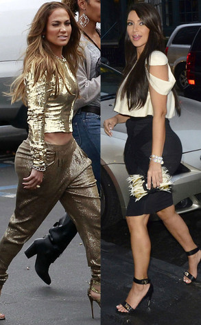 Jennifer Lopez, Kim Kardashian Jennifer Lopez, Kim Kardashian